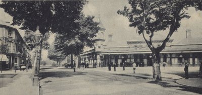 Railway station and Terminus Road in Eastbourne by English Photographer