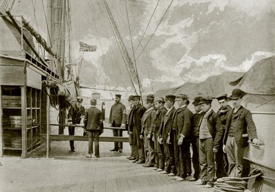 Raw Material for the Royal Navy by English Photographer
