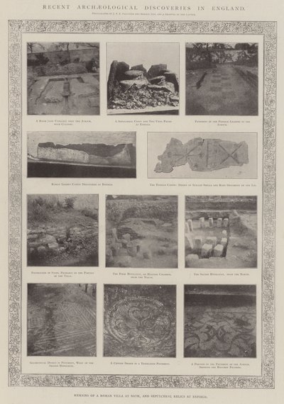 Recent Archaeological Discoveries in England by English Photographer
