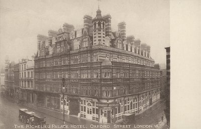 Richelieu Palace Hotel, Oxford Street, London W by English Photographer