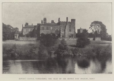 Ripley Castle, Yorkshire, the Seat of Sir Henry Day Ingilby, Baronet by English Photographer