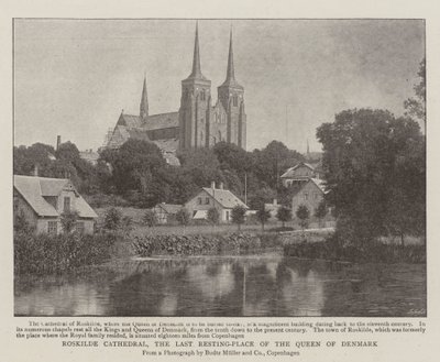 Roskilde Cathedral, the Last Resting-Place of the Queen of Denmark by English Photographer