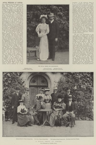 Royal Wedding at Coburg by English Photographer