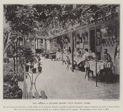 San Isidro, a Summer Resort near Buenos Ayres by English Photographer