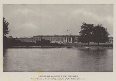 Sandhurst College, from the Lake by English Photographer