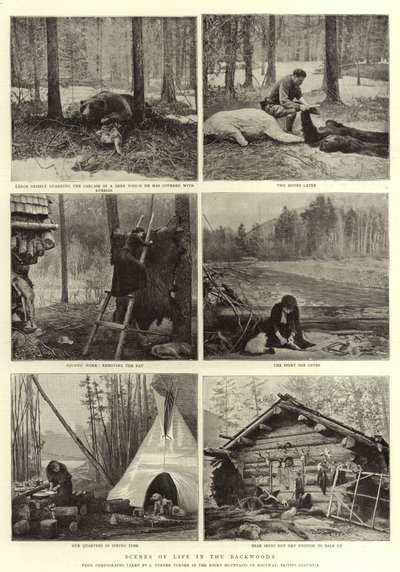 Scenes of Life in the Backwoods by English Photographer