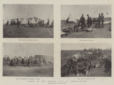 Scenes on the Western Line of Communications by English Photographer