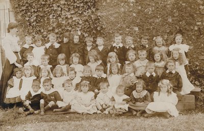 School children, Norfolk, early 20th century by English Photographer