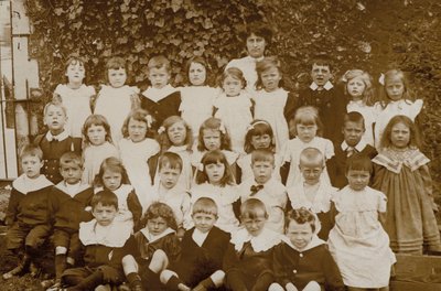 School children, Norfolk, early 20th century by English Photographer