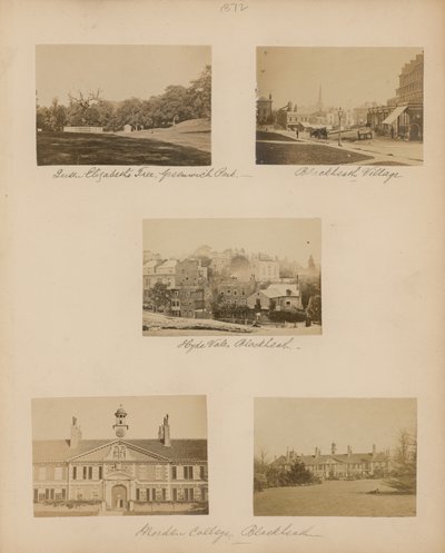 Series of Images of Blackheath by English Photographer