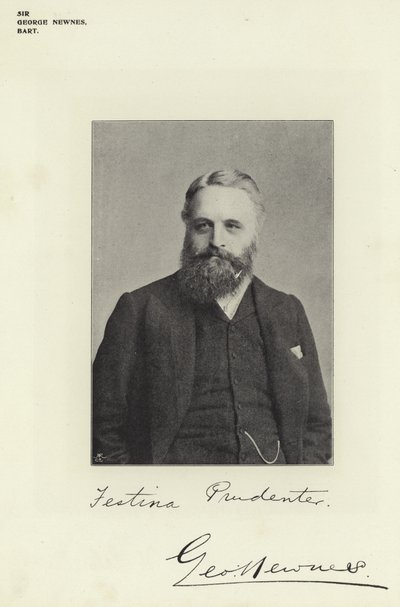 Sir George Newnes, Bart by English Photographer