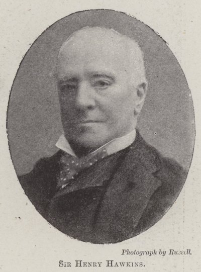 Sir Henry Hawkins by English Photographer