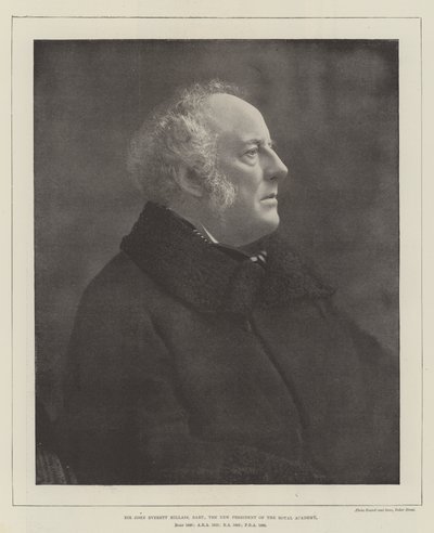 Sir John Everett Millais, Baronet, the New President of the Royal Academy by English Photographer