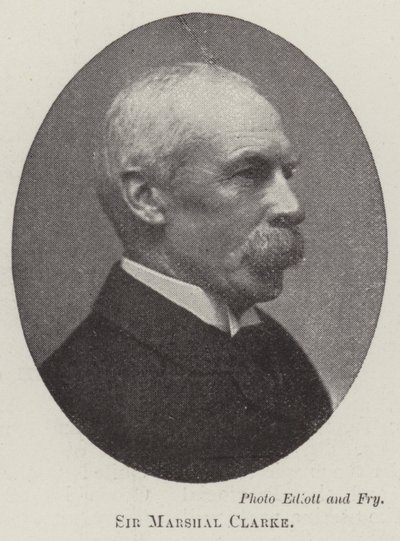Sir Marshal Clarke by English Photographer