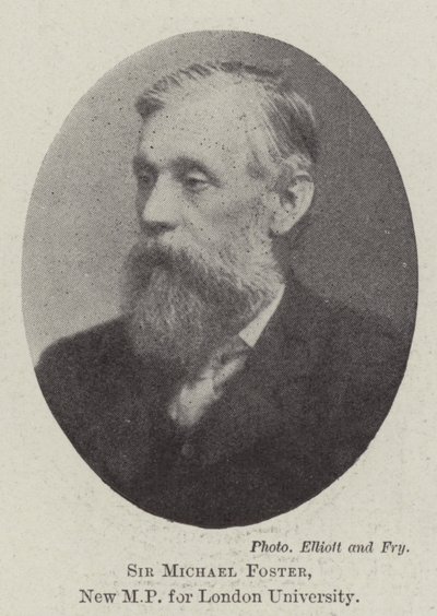 Sir Michael Foster, New MP for London University by English Photographer