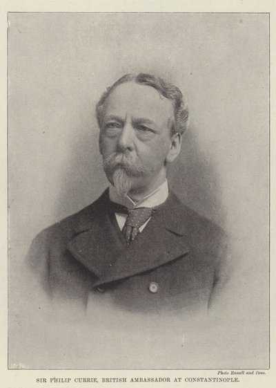 Sir Philip Currie, British Ambassador at Constantinople by English Photographer