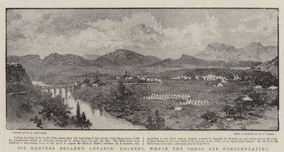 Sir Redvers Bullers Advance, Colenso, where the Boers are concentrating by English Photographer