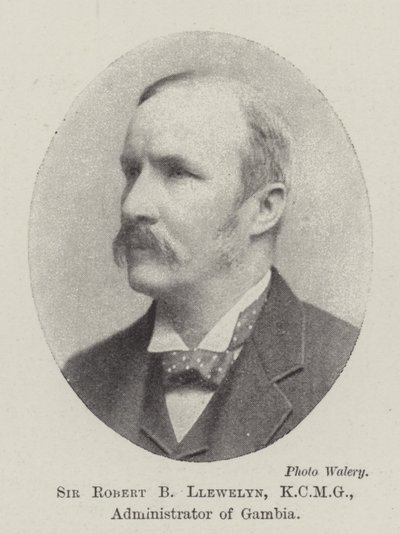 Sir Robert B Llewelyn, KCMG, Administrator of Gambia by English Photographer
