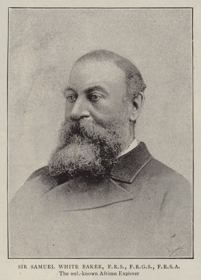 Sir Samuel White Baker, FRS, FRGS, FRSA by English Photographer