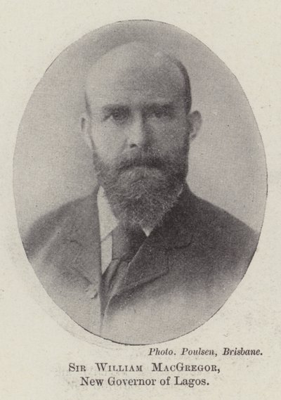 Sir William MacGregor, New Governor of Lagos by English Photographer