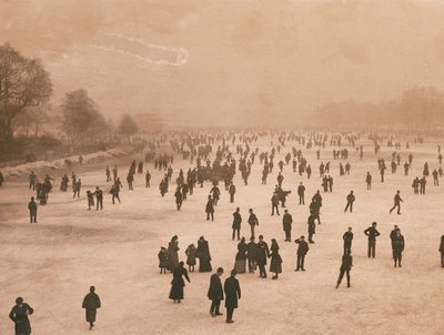 Skating on the Serpentine by English Photographer