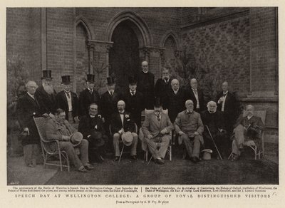 Speech Day at Wellington College, a Group of Royal Distinguished Visitors by English Photographer