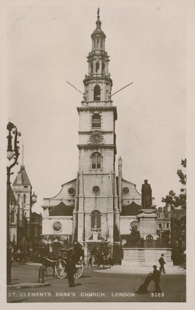 St Clement Danes Church, London by English Photographer
