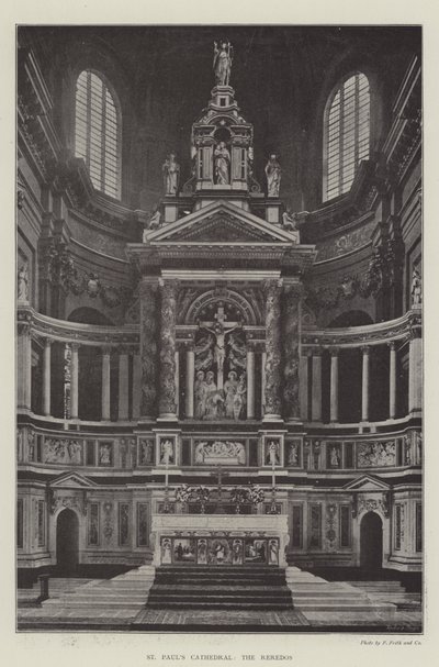 St Pauls Cathedral, the Reredos by English Photographer