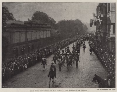 State Entry into Dublin of Earl Cadogan, Lord Lieutenant of Ireland by English Photographer