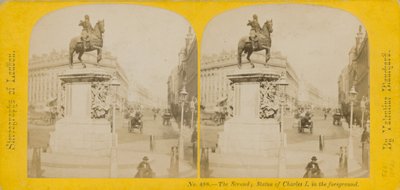 Stereoscopic Image of Charing Cross by English Photographer