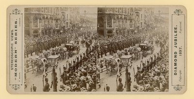 Stereoscopic print of Queen Victoria