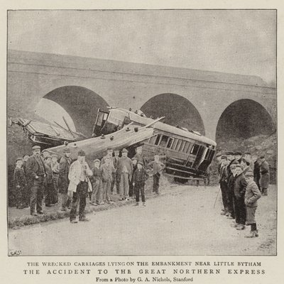 The Accident to the Great Northern Express by English Photographer