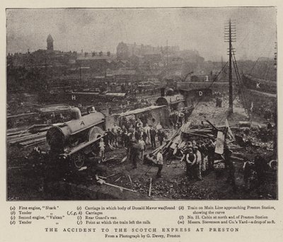 The Accident to the Scotch Express at Preston by English Photographer