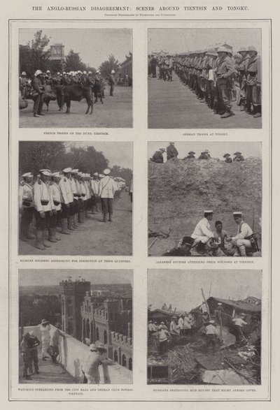 The Anglo-Russian Disagreement, Scenes around Tientsin and Tongku by English Photographer