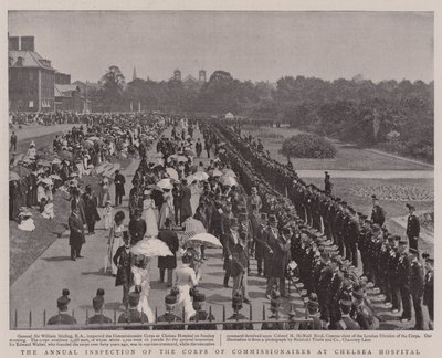 The Annual Inspection of the Corps of Commissionaires at Chelsea Hospital by English Photographer