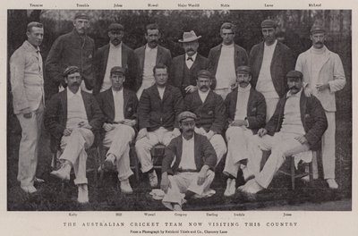 The Australian Cricket Team now visiting this Country by English Photographer