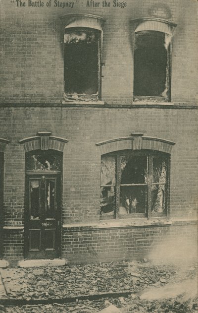 The Battle of Stepney - After the Siege by English Photographer