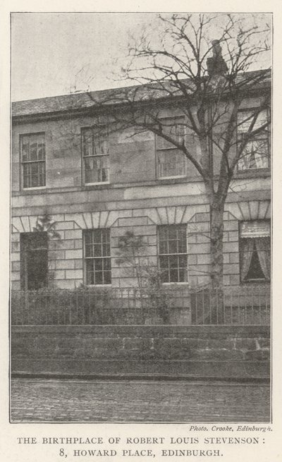 The Birthplace of Robert Louis Stevenson, 8, Howard Place, Edinburgh by English Photographer