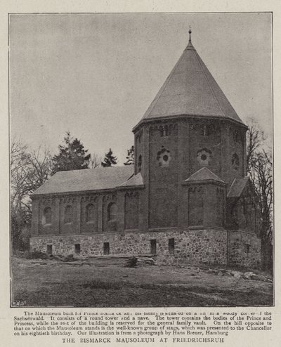 The Bismarck Mausoleum at Friedrichsruh by English Photographer