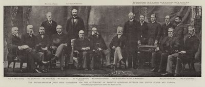 The British-American Joint High Commission for the Settlement of Disputed Questions between the United States and Canada by English Photographer
