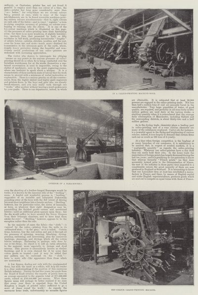 The British Calico-Printing Industry by English Photographer