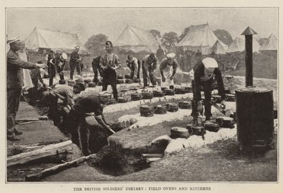 The British Soldiers Dietary, Field Ovens and Kitchens by English Photographer