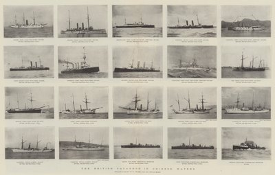 The British Squadron in Chinese Waters by English Photographer