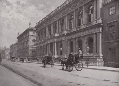 The Carlton and Reform Clubs, Pall Mall by English Photographer