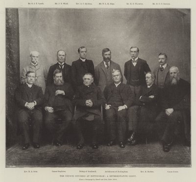 The Church Congress at Nottingham, a Representative Group by English Photographer