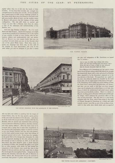 The Cities of the Czar, St. Petersburg by English Photographer