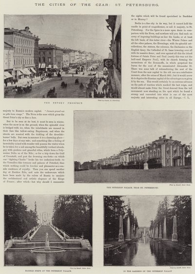 The Cities of the Czar, St. Petersburg by English Photographer