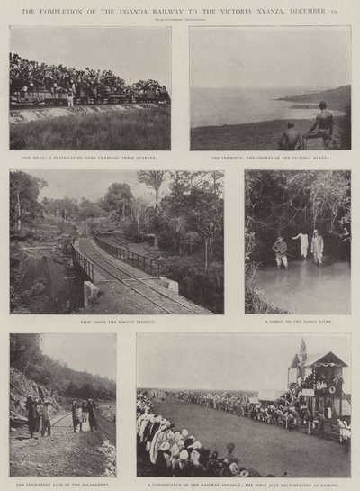 The Completion of the Uganda Railway to the Victoria Nyanza, 19 December by English Photographer
