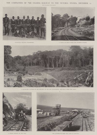 The Completion of the Uganda Railway to the Victoria Nyanza, 19 December by English Photographer