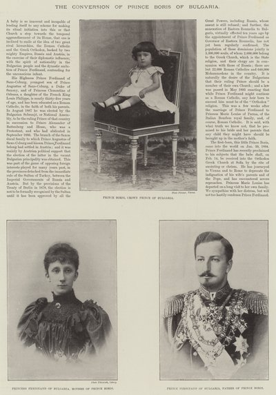 The Conversion of Prince Boris of Bulgaria by English Photographer